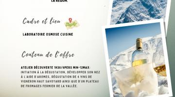 Dégustation de vin à Chamonix